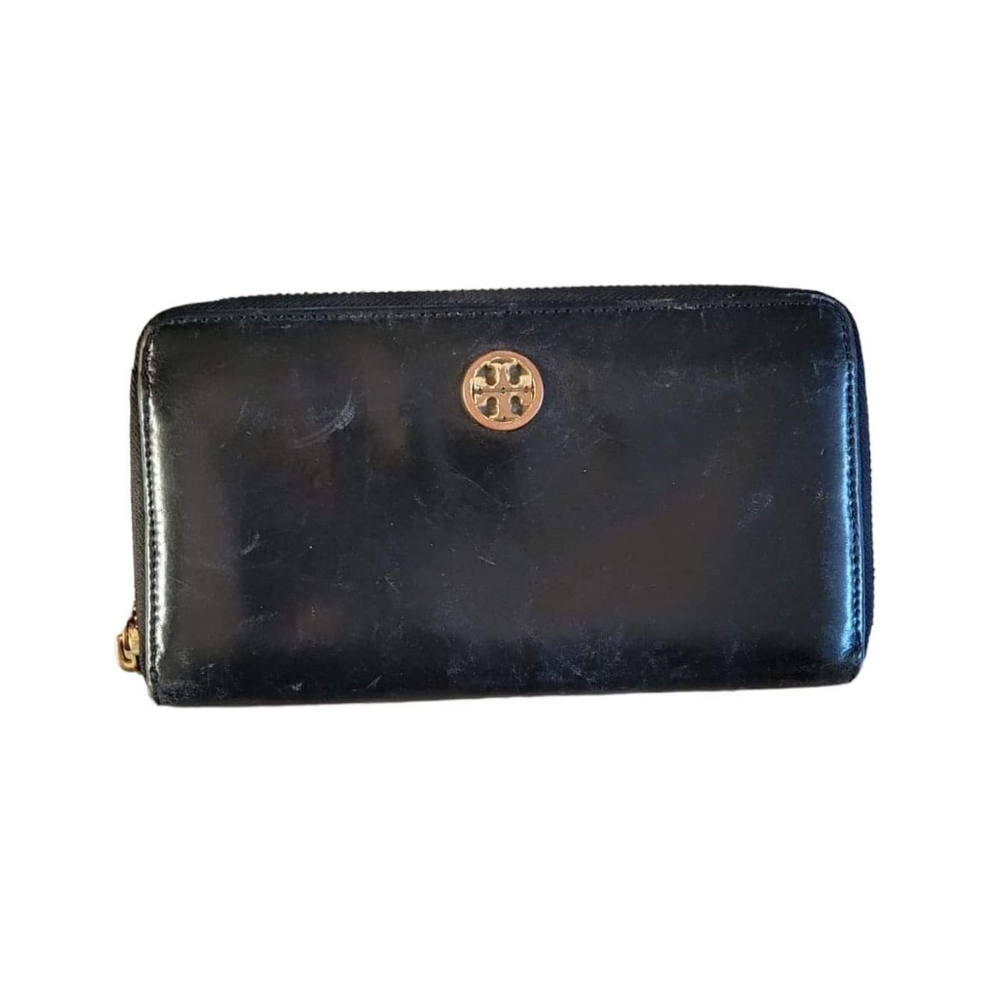 Tory Burch Black Leather Wallet